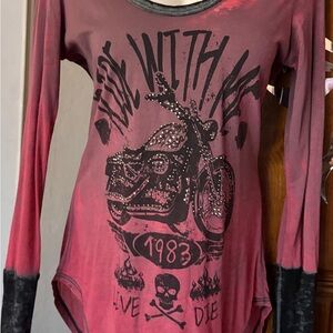 Urban Outfitters Pink Graphic Tee